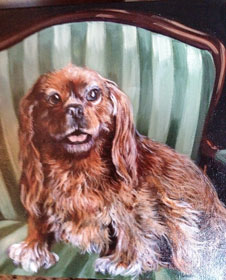 Pet Portrait Robin Golden